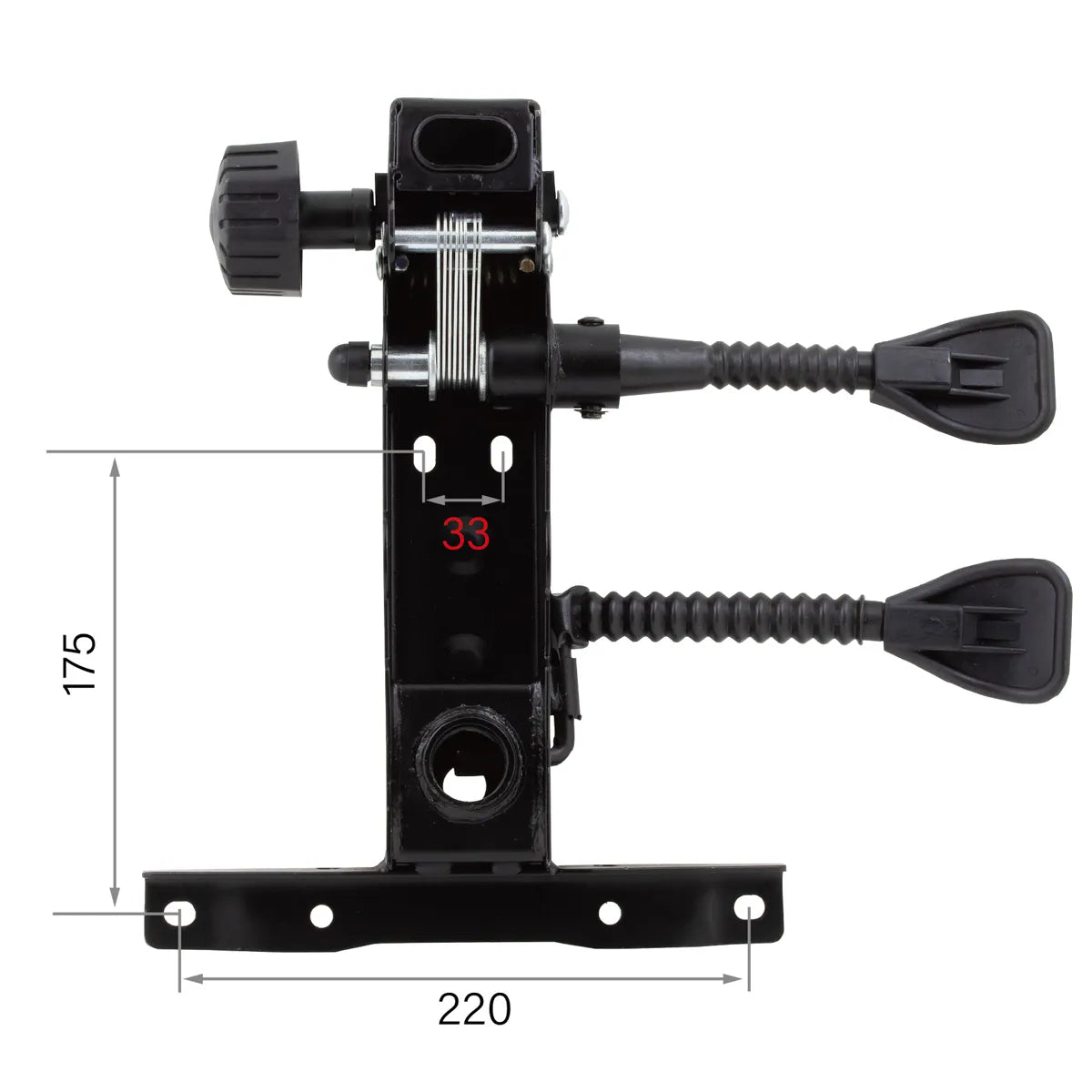 CenturyShine TN-24 Mechanism Mounting Dimensions. Detailed mounting hole center distance specifications, providing B2B clients with precise compatibility data for seamless integratio