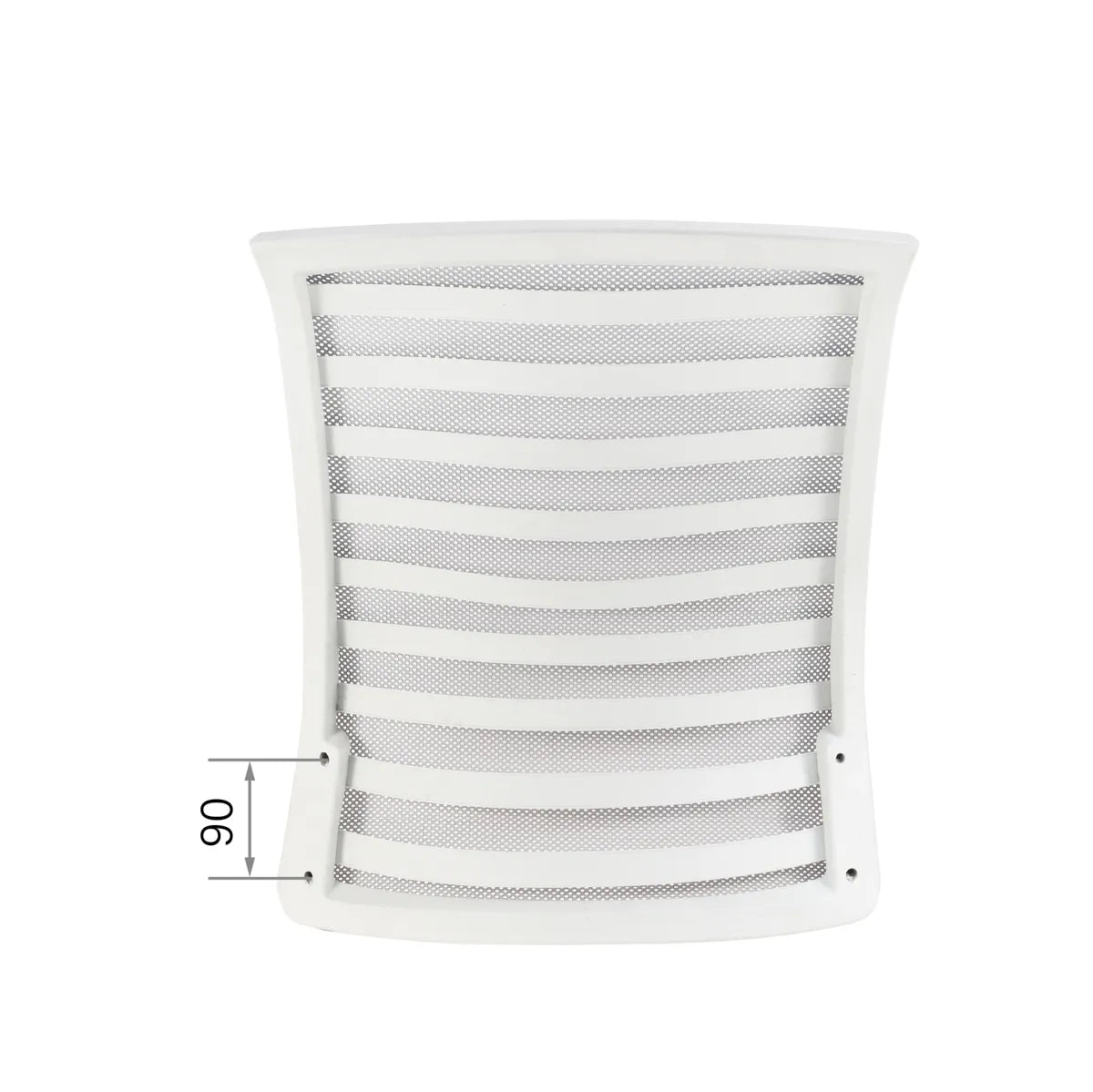 CenturyShine TQ-440Y Backrest Mounting Hole Pattern. Provides detailed center-to-center hole dimensions, offering B2B clients precise technical data for accurate fitment and assembly.