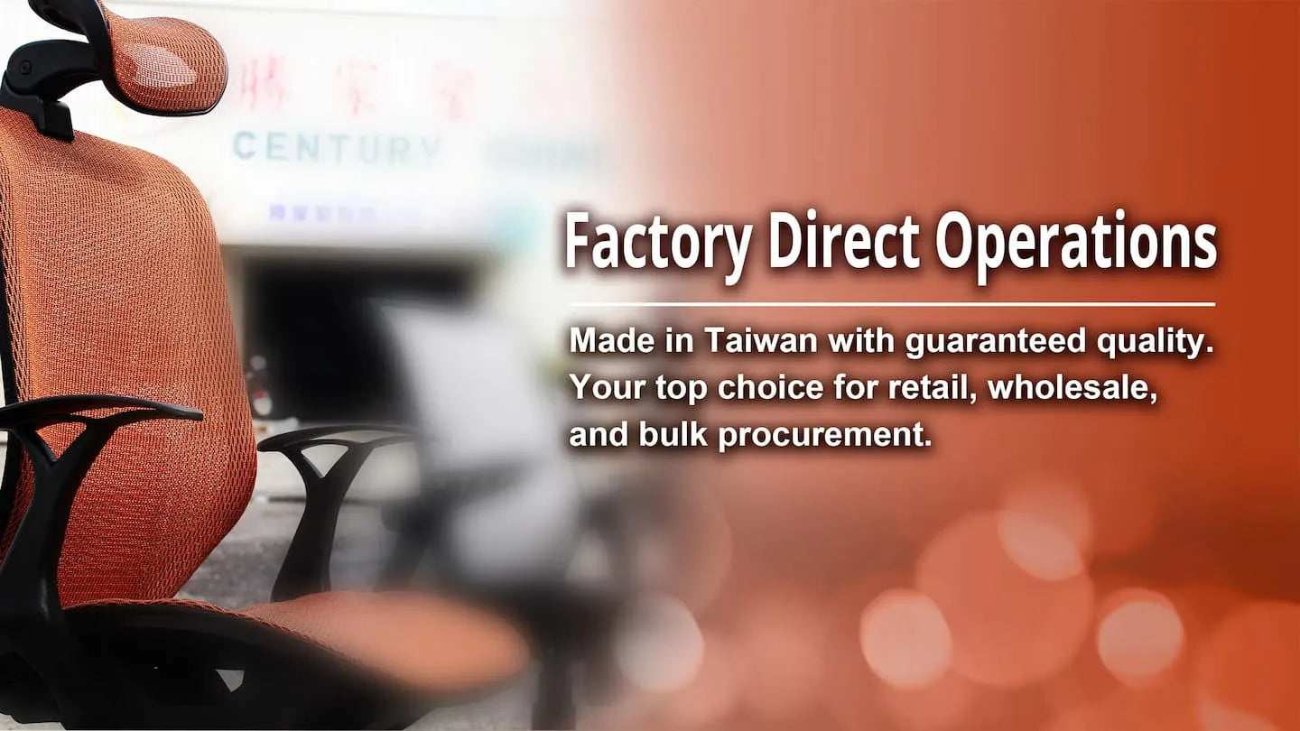 CenturyShine Taiwan: A trusted B2B partner for large-scale office chair manufacturing, assembly, and global distribution.