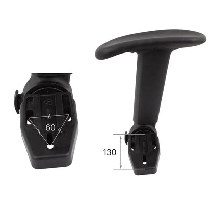 CenturyShine TL-802 Armrest Mounting Dimensions. Detailed specifications including triangular mounting hole center distance and mounting surface depth. Providing B2B clients with precise compatibility data for seamless integration.