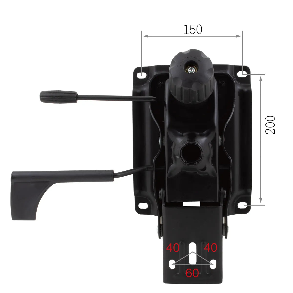 CenturyShine TN-91 Mechanism Mounting Dimensions. Detailed mounting hole center distance specifications, providing B2B clients with precise compatibility data for seamless integration.