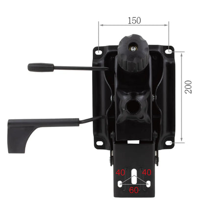 CenturyShine TN-91 Mechanism Mounting Dimensions. Detailed mounting hole center distance specifications, providing B2B clients with precise compatibility data for seamless integration.