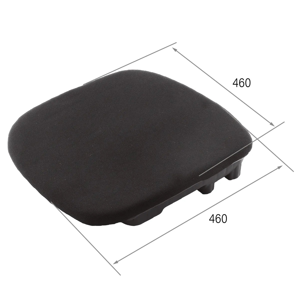 CenturyShine TP-460Q Seat Dimensional Drawing. Provides detailed length and width specifications, offering B2B clients precise technical data for optimal compatibility and integration.