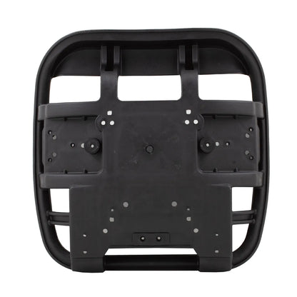 CenturyShine TP-470 Seat Frame Studio View. Constructed from high-quality PP material, this frame features a standardized mounting hole layout to ensure precise alignment and secure fastening with industry-standard mechanisms and armrests.