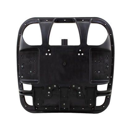 CenturyShine TP-460 Seat Frame Studio View. Constructed from high-quality PA+G material, this frame features a standardized mounting hole layout to ensure precise alignment and secure fastening with industry-standard mechanisms and armrests.