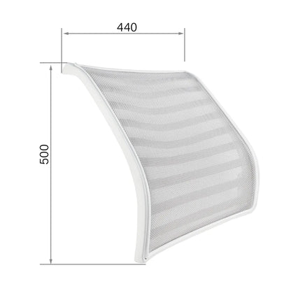 CenturyShine TQ-440Y Backrest Dimensional Drawing. Provides detailed width and height specifications, offering B2B clients precise technical data for optimal compatibility and integration.
